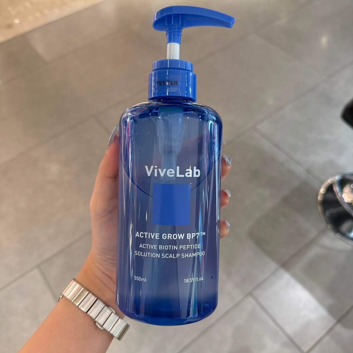 VIVELAB VV613 ACTIVE BIOTIN PEPTIDE SOLUTION SCALP SHAMPOO (550ML)(KR37.0)