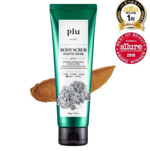 OLIVE YOUNG YY715 PLU BODY SCRUB (200G*2EA) （KR37.0)