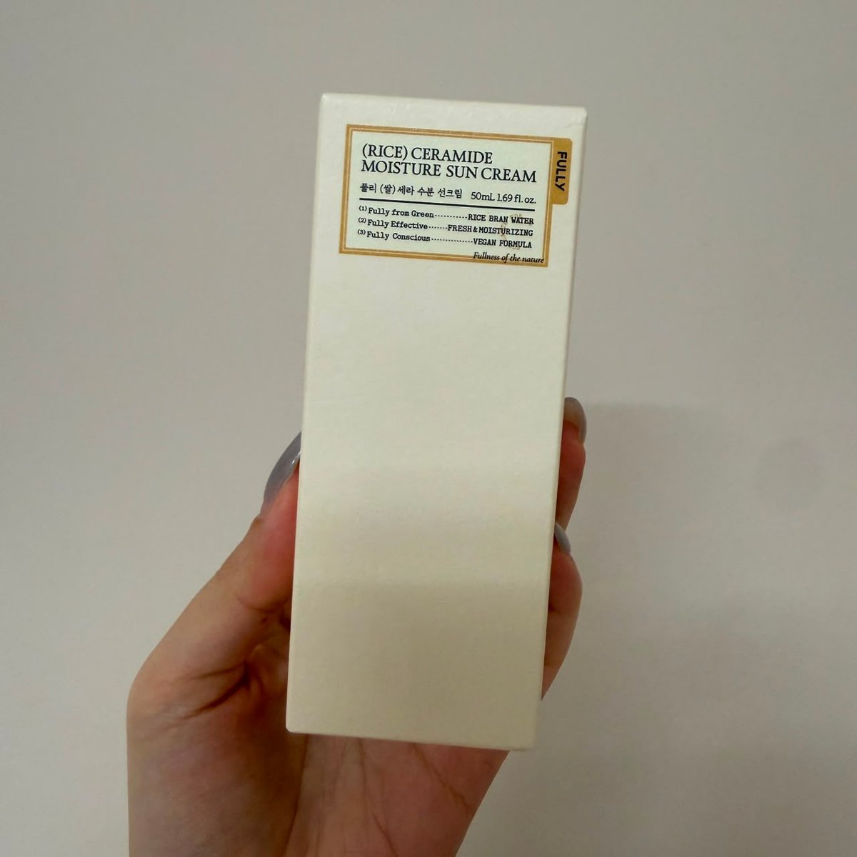DDM DD702 FULLY (RICE) CERAMIDE MOISTURE SUN CREAM (50ML) (KR37.0)