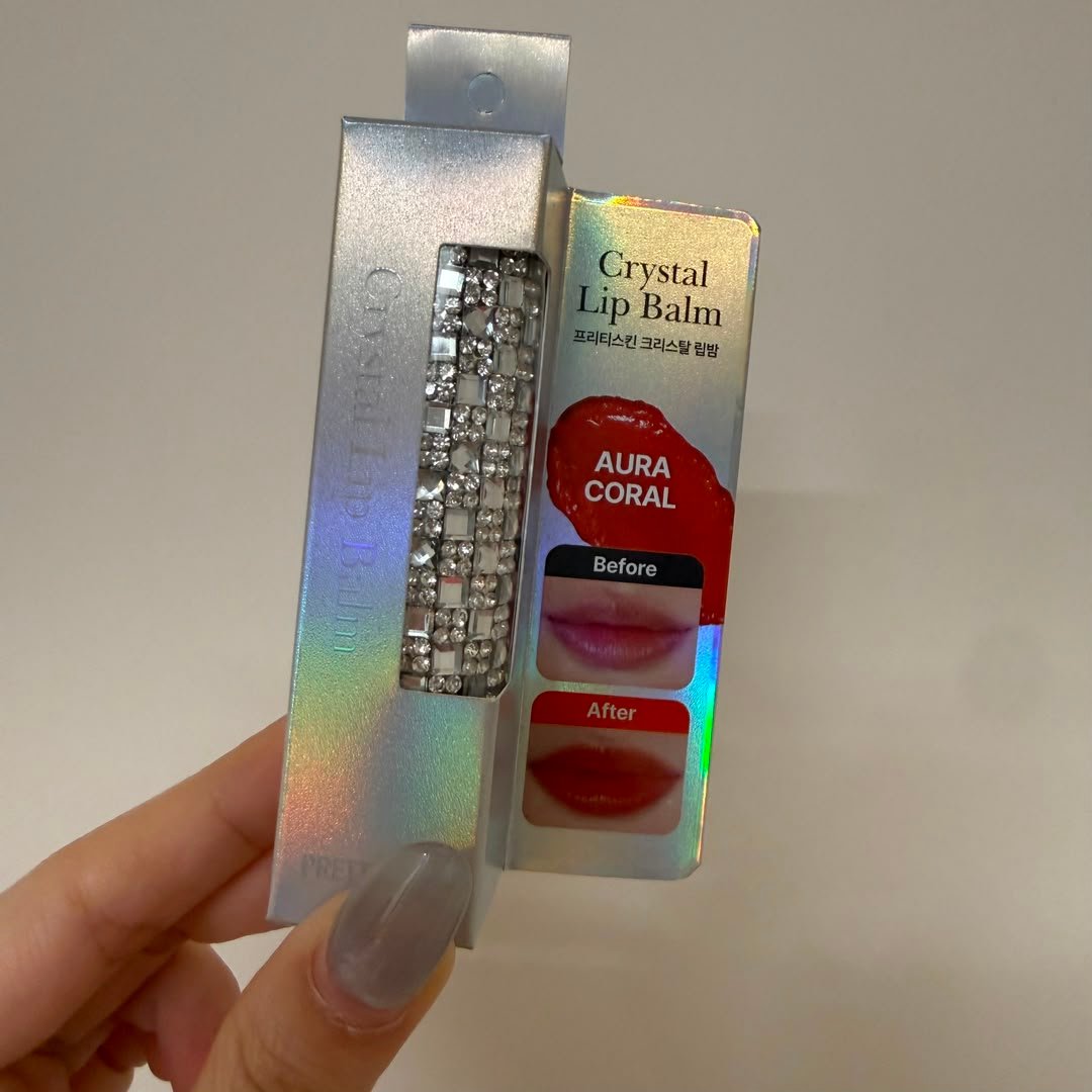 DDM DD724 PRETTYSKIN CRYSTAL LIP BALM AURA CORAL 3G(KR37.0)