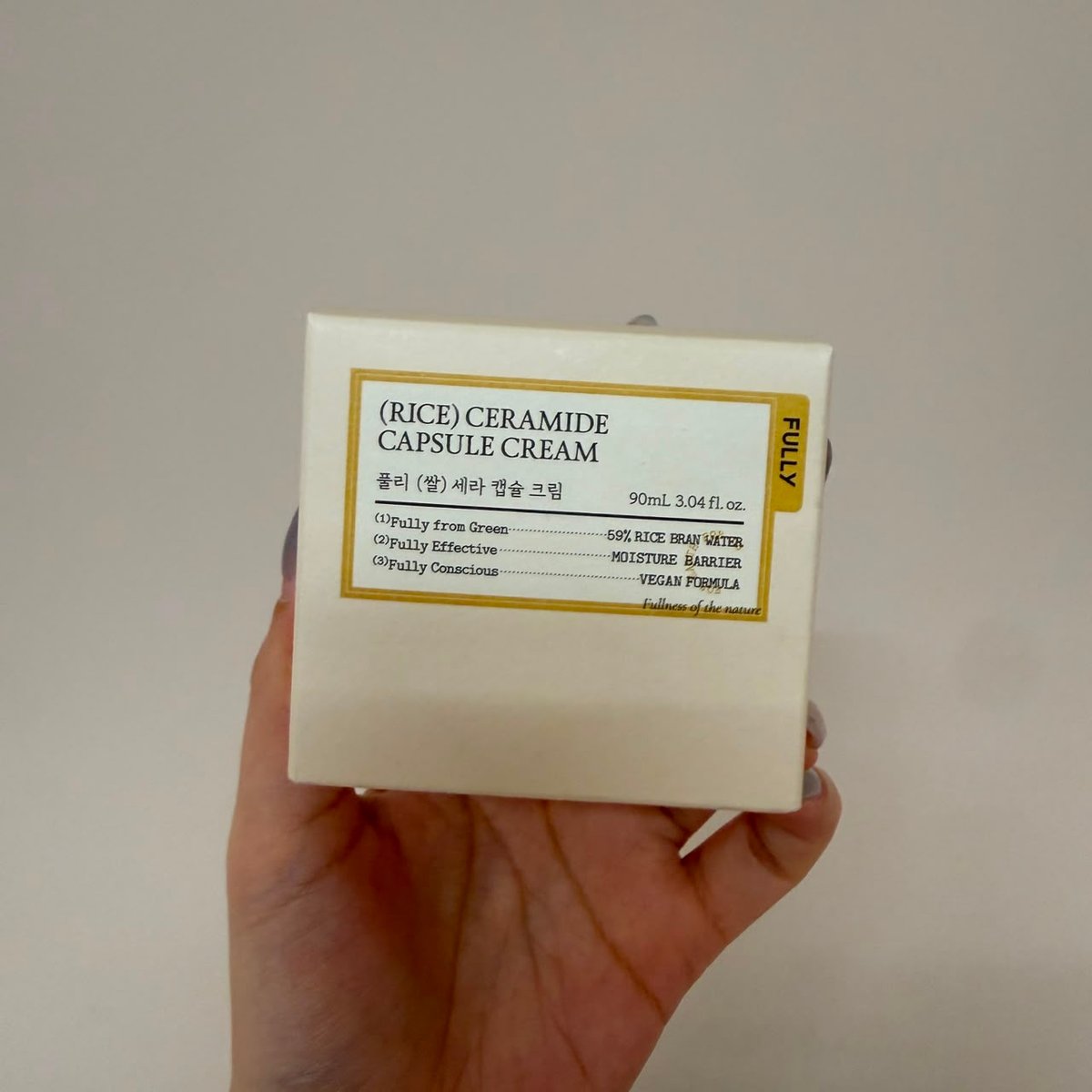 DDM DD744 FULLY (RICE) CERAMIDE CAPSULE CREAM 90ML(KR37.0)