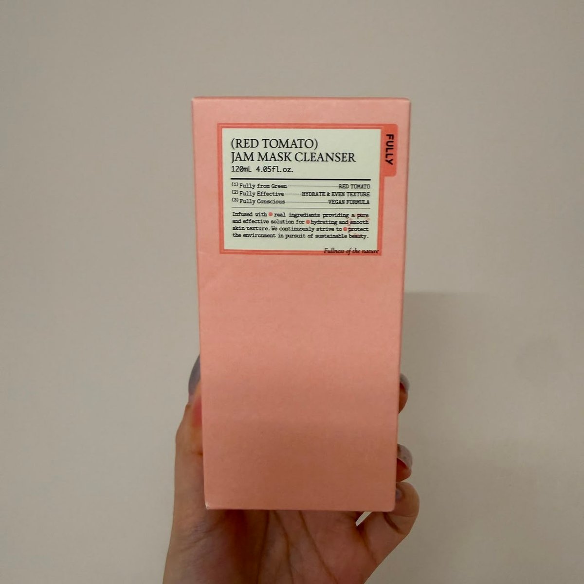 DDM DD746 FULLY (RED TOMATO) JAM MASK CLEANSER 120ML(KR37.0)