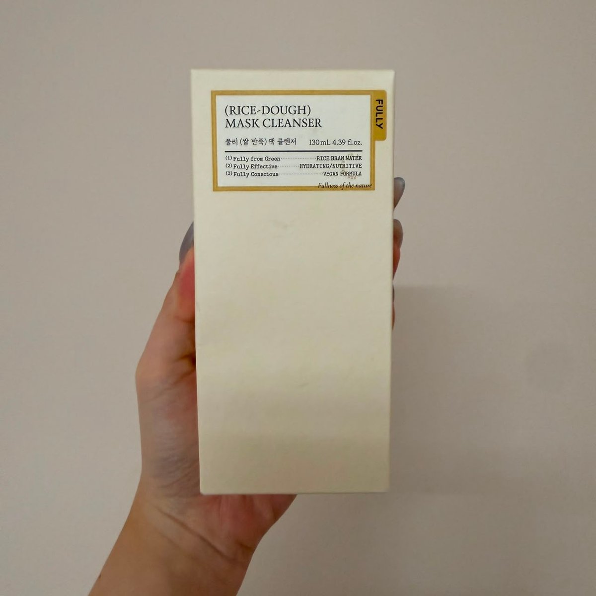 DDM DD747 FULLY (RICE-DOUGH) MASK CLEANSER 130ML(KR37.0)