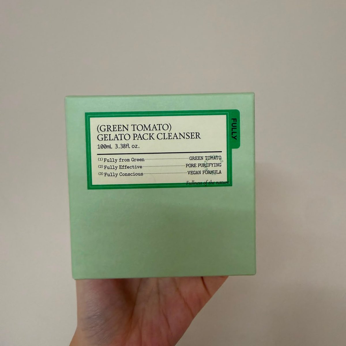 DDM DD748 FULLY (GREEN TOMATO) GELATO PACK CLEANSER 100ML(KR37.0)