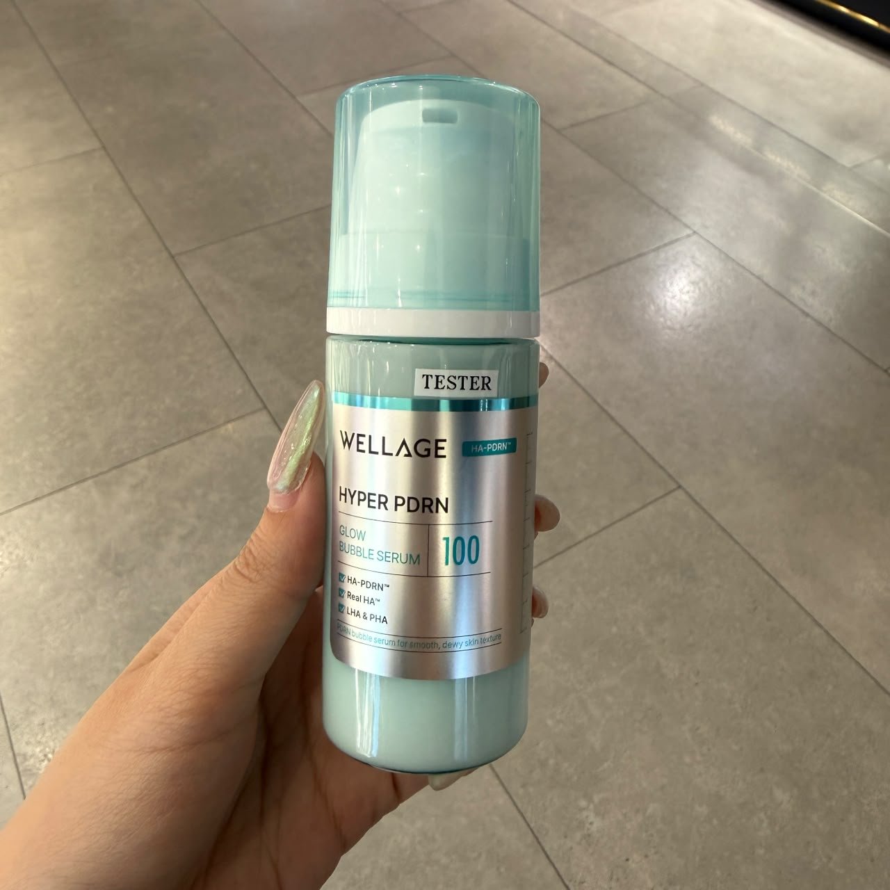 WELLAGE WE330 HYPER PDRN GLOW BUBBLE SERUM (90ML) (KR39.0)