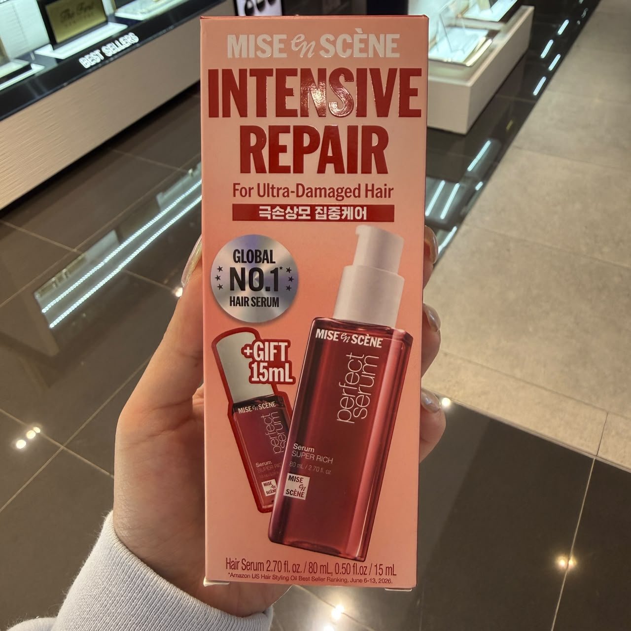 OLIVE YOUNG YY731 MISE SCENE INTENSIVE REPAIR(80ML+15ML)(KR39.0)