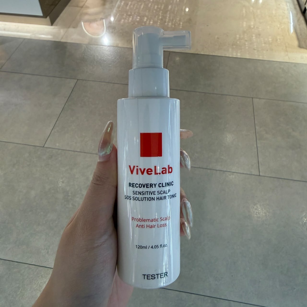 VIVELAB VV621 RECOVERY CLINIC SENSITIVE SCALP SOS SOLUTION HAIR TONIC (120ML) (KR39.0)