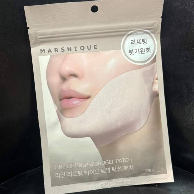 OLIVE YOUNG YY416 MARSHIQUE LINE LIFTING HYDROGEL V LINE PATCH 3EA (KR37.0)