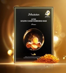 JM SOLUTION JM302 ACTIVE GOLDEN CAVIAR NOURISHING MASK PRIME (10EA) (KR37.0)