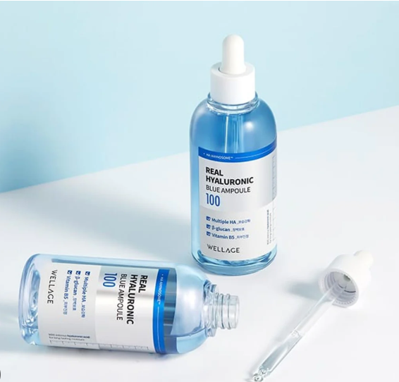 WELLAGE WE303 REAL HYALURONIC BLUE AMPOULE (60ML) (KR37.0)
