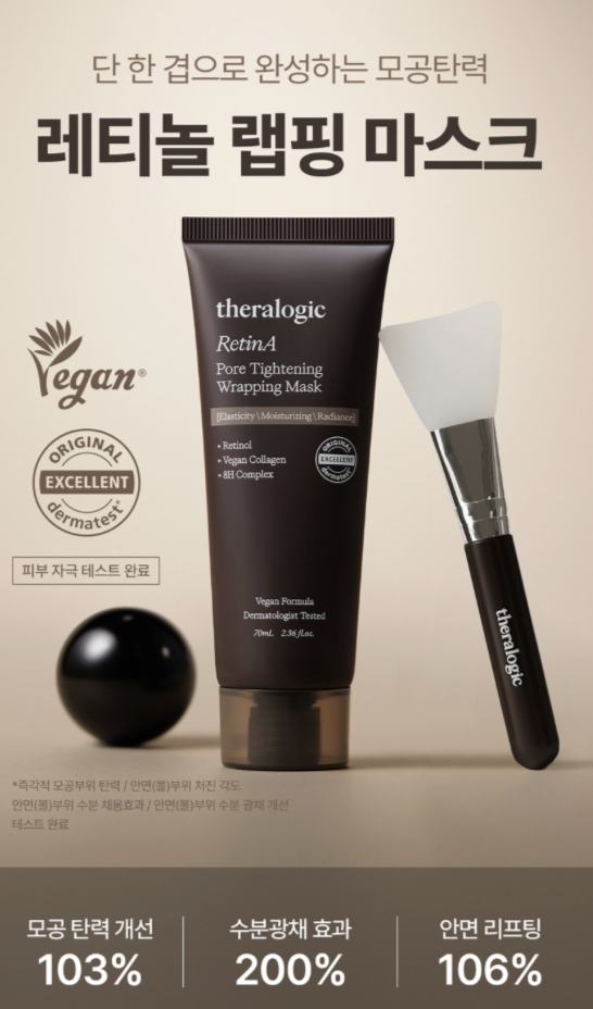 THERALOGIC RG214 RETINA PORE TIGHTENING WRAPPING MASK (70ML) (KR39.0)