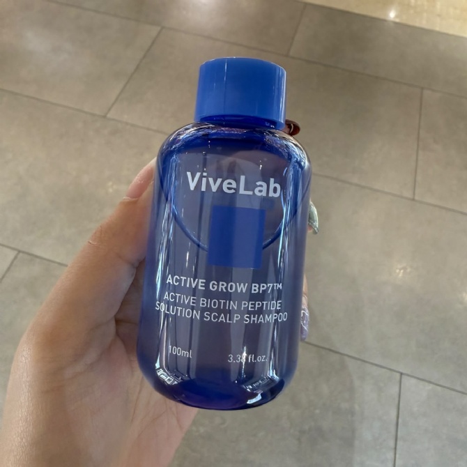 VIVELAB VV622 ACTIVE GROW BPTᵀᴹ ACTIVE BIOTIN PEPTIDE SOLUTION SCALP SHAMPOO (100ML) (KR39.0)